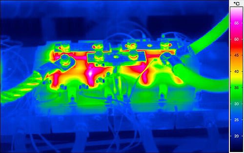 Thermographic testing image